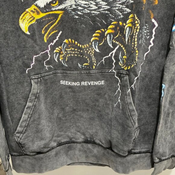 Hoodie Pullover jacket, Color Gray, size L - Picture 3 of 8